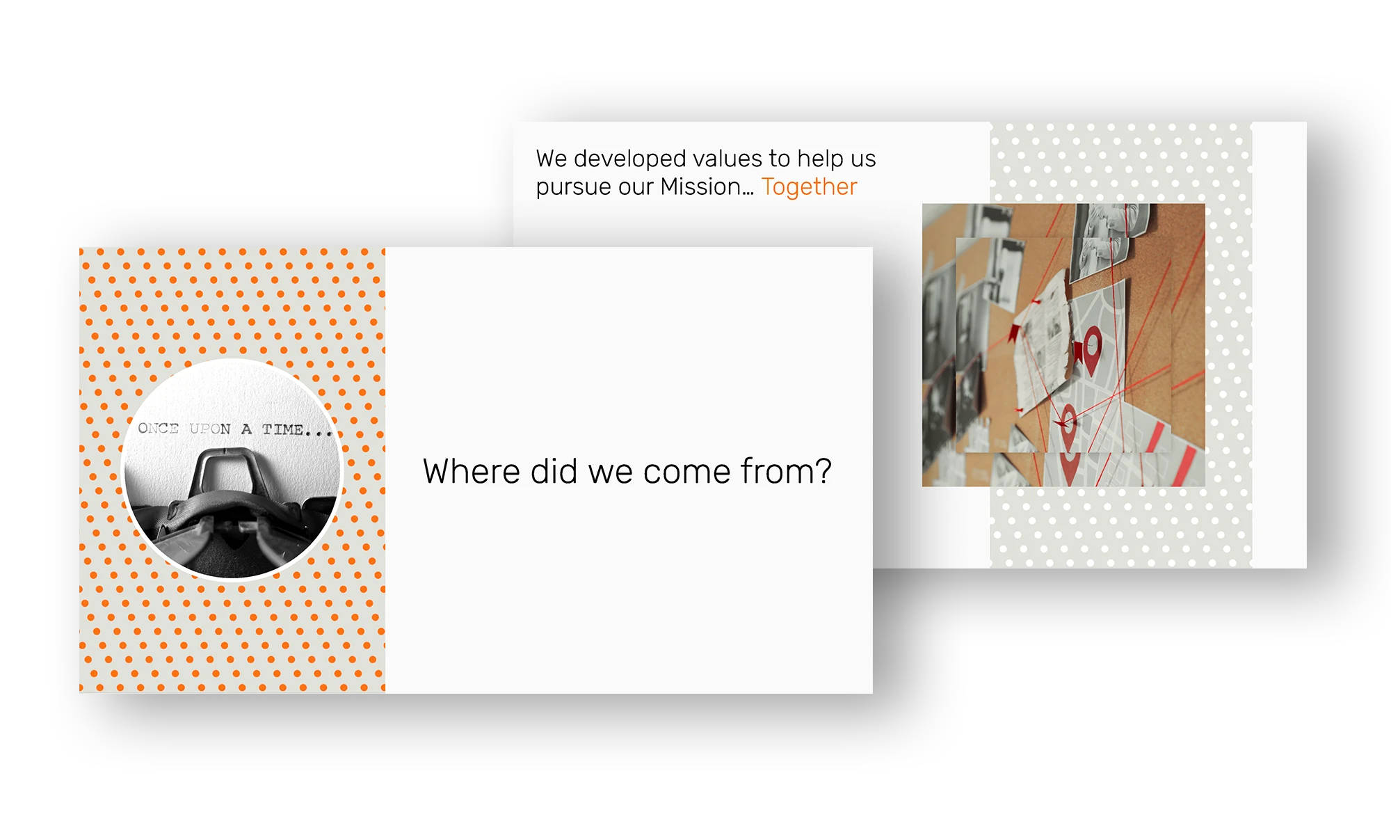 internal communication presentation design cover pages