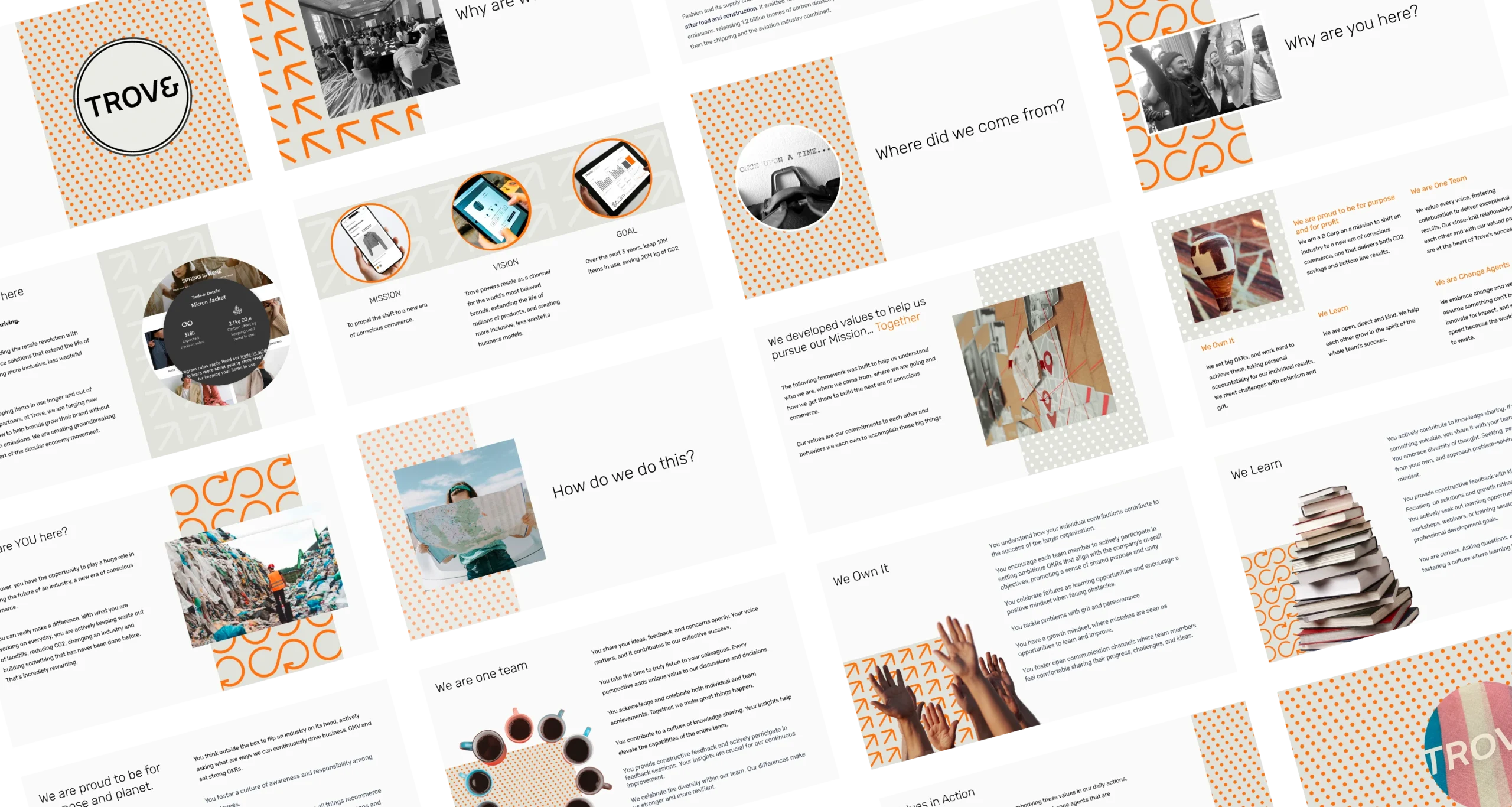 internal communication presentation design overview