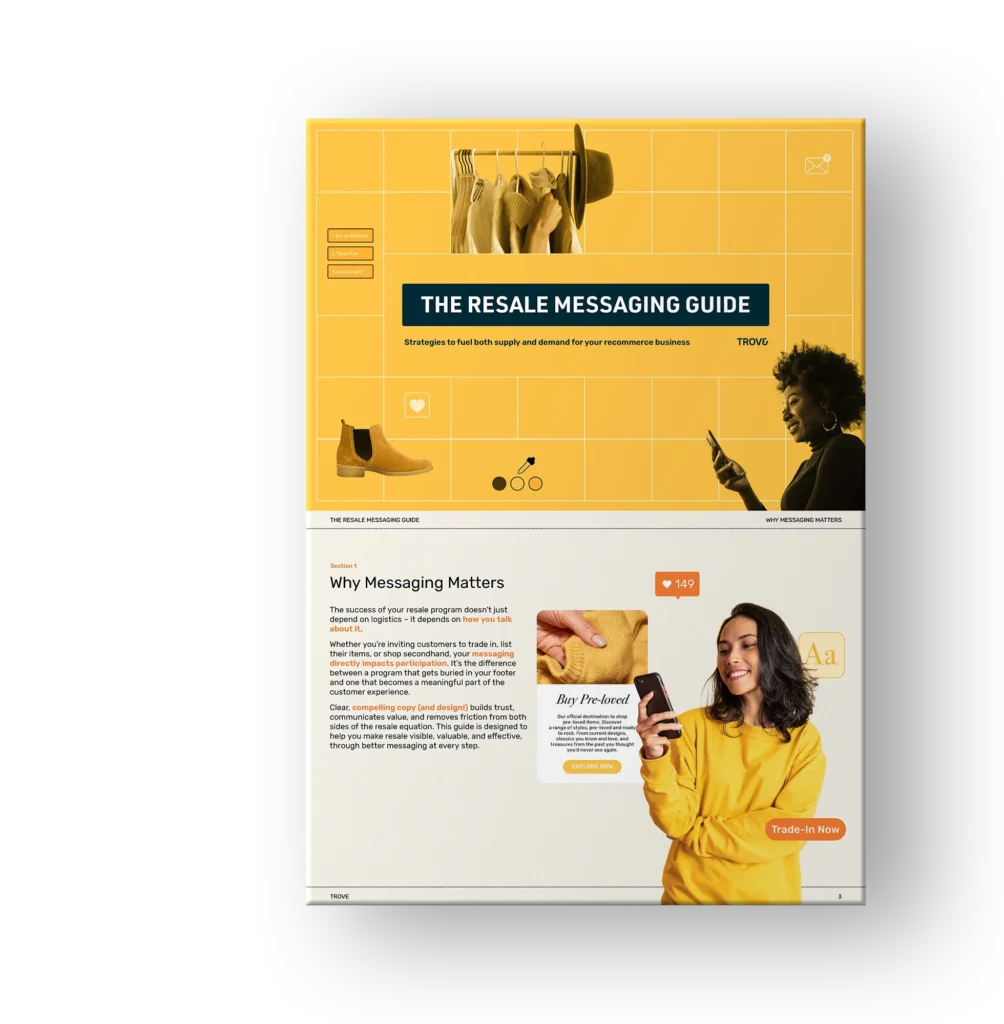 the resale messaging guide design