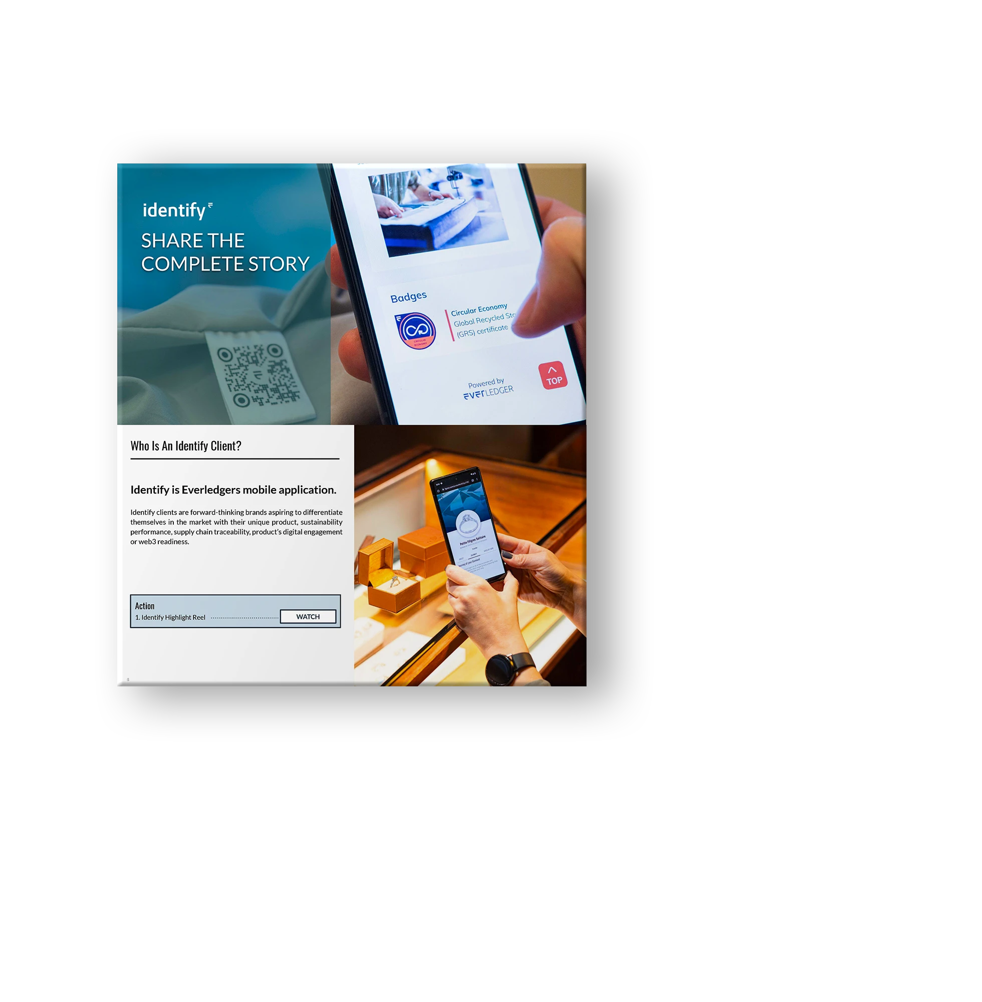 sales presentation design example page